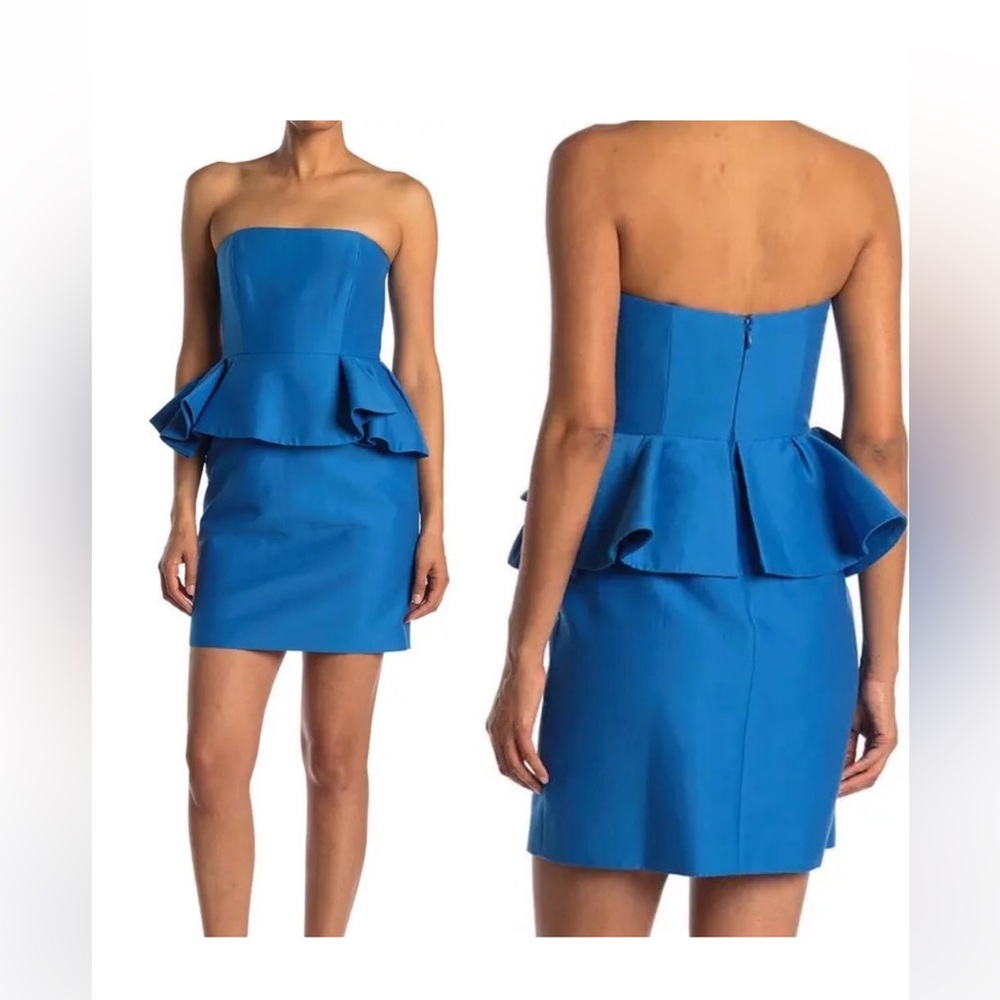 Halston Heritage Peplum Dress, Size 10